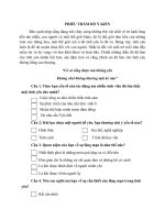 PHIẾU THĂM DÒ Ý KIẾN