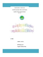 Một số ứng dụng của sinh học phân tử trong chẩn đoán và điều trị bệnh di truyền 