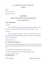 CÁC CHUYÊN đề dạy bám sát môn LỊCH 11