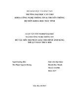 siêu độ phân giải cho hình ảnh bằng thuật toán truy hồi 