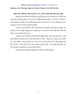 Bản báo cáo về bài tập công tác xã hội về làng trẻ em SOS Hà Nội