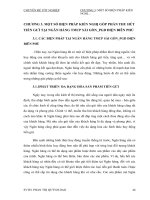 MỘT SỐ BIỆN PHÁP KIẾN NGHỊ GÓP PHẦN THU HÚTTIỀN GƯỈ TẠI NGÂN HÀNG TMCP SÀI GÒN_PGD ĐIỆN BIÊN PHỦ