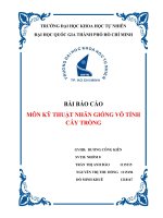 KỸ THUẬT NHÂN GIỐNG VÔ TÍNH CÂY TRỒNG đề tài lan hồ điệp