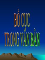 Bài giảng ngữ văn 7 bài 2 bố cục trong văn bản 4 