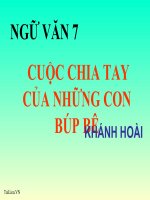 Bài giảng ngữ văn 7 bài 2 cuộc chia tay của những con búp bê 2 