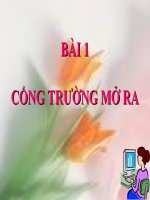 Bài giảng ngữ văn 7 bài 1 cổng trường mở ra 6 