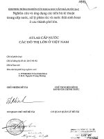 Atlas cấp nước các đô thị lớn ở việt nam