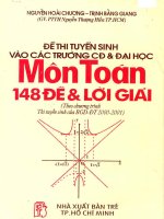 Các đề thi đại học cao đẳng môn Toán