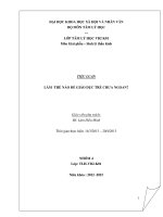 LÀM THẾ NÀO ĐỂ GIÁO DỤC TRẺ CHƯA NGOAN