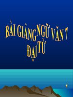 Bài giảng ngữ văn 7 bài 4 đại từ 5 