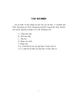 Vành cấu xạ và vành tựa cấu xạ