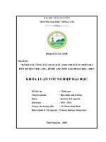 Đánh giá công tác giao đất, cho thuê đất trên địa bàn huyện chi lăng, tỉnh lạng sơn giai đoạn 2012   2014