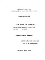 Tích phân Volkenborn  Đại số và lý thuyết số