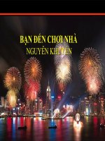 Bài giảng ngữ văn 7 bài 8 bạn đến chơi nhà 7 