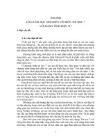 LÔI CUỐN HỌC SINH ĐẾN VỚI MÔN TIN HỌC 7 VỚI BẢNG TÍNH ĐIỆN TỬ