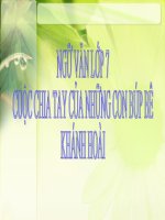 Bài giảng ngữ văn 7 bài 2 cuộc chia tay của những con búp bê 4