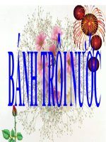 Bài giảng ngữ văn 7 bài 7 bánh trôi nước 7 