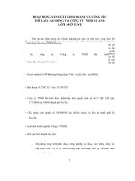 Thù lao lao động tại công ty TNHH bá anh 