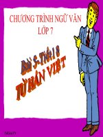 Bài giảng ngữ văn 7 bài 5 từ hán việt 2 