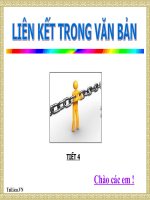 Bài giảng ngữ văn 7 bài 1 liên kết trong văn bản 3 
