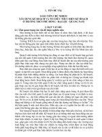 GIÁO VIÊN CHỦ NHIỆM XÂY DỰNG KẾ HOẠCH VÀ TỔ CHỨC THỰC HIỆN KẾ HOẠCH Ở TRƯỜNG THCS PHÙ ĐỔNG - ĐẠI LỘC - QUẢNG NAM