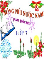 Bài giảng ngữ văn 7 bài 5 sông núi nước nam (nam quốc sơn hà) 6 