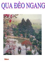 Bài giảng ngữ văn 7 bài 8 qua đèo ngang 10 