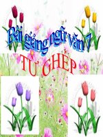 Bài giảng ngữ văn 7 bài 1 từ ghép 3 