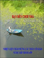 Bài giảng ngữ văn 7 bài 8 bạn đến chơi nhà 13 