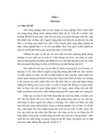 Nghiên cứu một số biện pháp kỹ thuật trong sản xuất rau mầm tại thành phố huế 