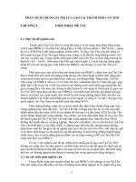 phân tích chuỗi gia trị của lúa gạo 