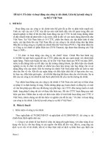 Tổ chức và hoạt động của công ty tài chính  liên hệ tại một công ty cụ thể ở việt nam 