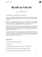 Bộ nhớ ảo tóm tắt 