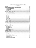 PHÂN TÍCH CẤU TRÚC VÀ THIẾT KẾ CỦA CỐNG HỢP VỚI MIDAS CIVIL