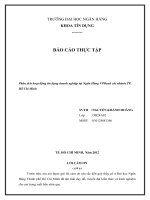 Phân tích hoạt động tín dụng doanh nghiệp tại Ngân Hàng VPBank chi nhánh TP. Hồ Chí Minh