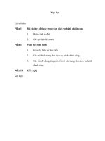 Bài tiểu luận một số vấn đề về các trung tâm dịch vụ hành chính công