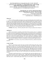 SẢN XUẤT dầu SINH học từ SINH KHỐI BẰNG CÔNG NGHỆ NHIỆT PHÂN NHANH TRONG lò TẦNG sôi 