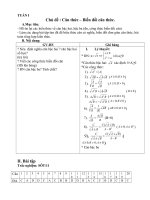 Giáo án môn đại số 10