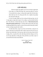 thiết kế khai thác dầu bằng phương pháp gaslift liên tục