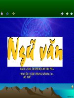 Bài giảng ngữ văn 7 bài 11 bài ca nhà tanh bị gió thu phá (mao ốc vị thu phong sở phá ca) 5 