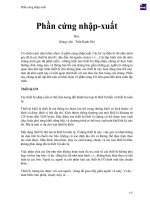 Phần cứng nhập xuất 