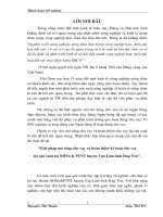 Giải pháp mở rộng cho vay và hoàn thiện kế toán cho vay hộ sản xuất tại NHNo & PTNT huyện Văn Lâm tỉnh Hưng Yên