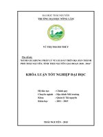 Đánh giá khung pháp lý về giá đất trên địa bàn thành phố Thái Nguyên, Tỉnh Thái Nguyên giai đoạn 2010-2014