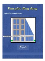 Ebook toán bổ trợ và nâng cao tam giác đồng dạng 