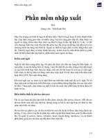 Phần mềm nhập xuất 