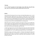 Đề xuất 3 giải pháp cho doanh nghiệp của bạn nhằm tăng cường khẳ năngcạnh  tranh với các đối thủ nước ngoài trong điều kiện là toàn cầu hóa