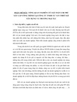 Kế toán tập hợp chi phí xây lắp công trình đường cao tốc nội bài lào cai km 169  172 