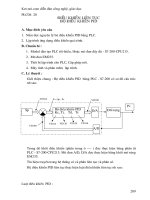 BỘ ĐIỀU KHIỂN PID TRONG PLC