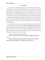 KHẢO sát ĐÁNH GIÁ CÔNG tác kế TOÁN và PHÂN TÍCH KINH tế tại CÔNG TY TNHH HA HAE  VIỆT NAM