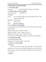 BÁO cáo THỰC tập tại DOANH NGHIỆP tư NHÂN tảo TRÌNH 